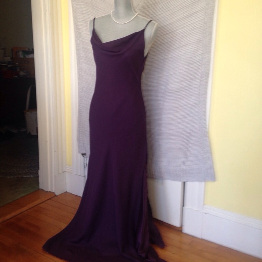 Purple gown